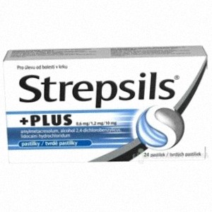 Strepsils PLUS pas ord (blis.PVC/PVDC/Al) 1x24 ks