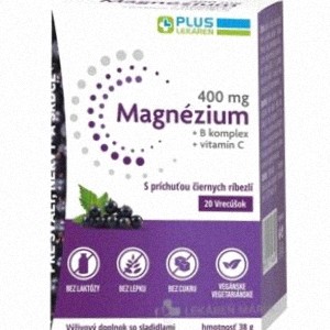 PLUS LEKÁREŇ Magnézium 400 mg+B komplex+vitamín C