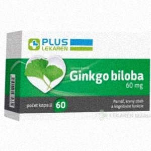 PLUS LEKÁREŇ Ginkgo biloba 60 mg
